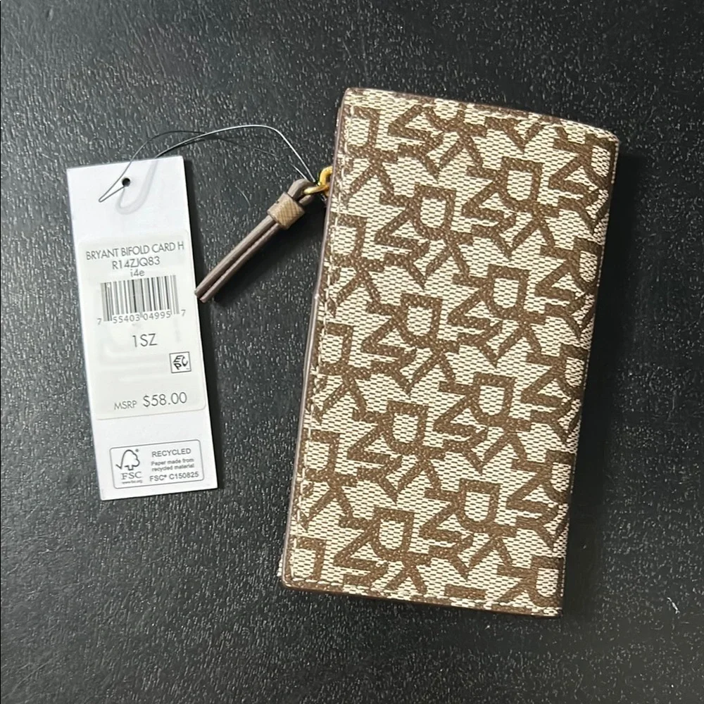DKNY Monogram wallet cardholder